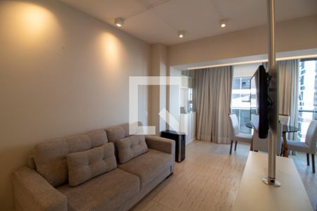 Sala Studio de kitnet/studio para alugar com 1 quarto, 43m² em Brooklin Paulista, São Paulo