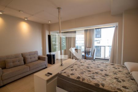 Quarto Studio de kitnet/studio para alugar com 1 quarto, 43m² em Brooklin Paulista, São Paulo