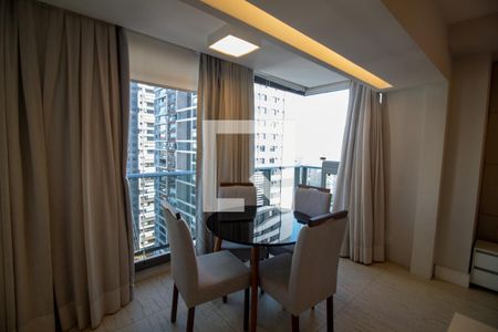 Sala de Jantar Studio de kitnet/studio para alugar com 1 quarto, 43m² em Brooklin Paulista, São Paulo