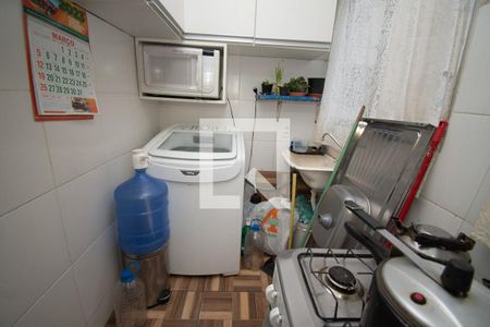 cozinha de apartamento à venda com 2 quartos, 50m² em Santos Dumont, São Leopoldo