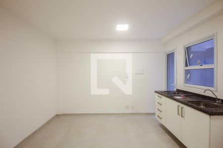 Studio/Quarto e Cozinha  de kitnet/studio para alugar com 1 quarto, 22m² em São Lucas, São Paulo