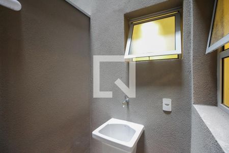 Área de Serviço  de kitnet/studio para alugar com 1 quarto, 22m² em São Lucas, São Paulo