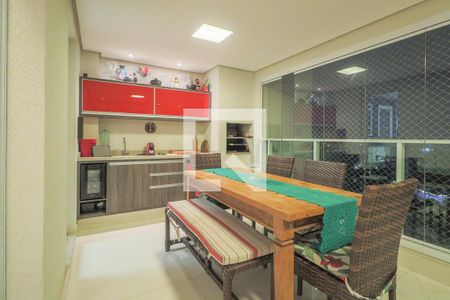 Varanda gourmet de apartamento para alugar com 3 quartos, 107m² em Vila Lúcia Elvira, São Paulo