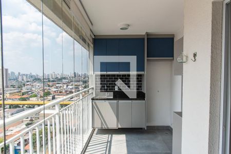 Varanda/cozinha de apartamento para alugar com 1 quarto, 35m² em Ipiranga, São Paulo