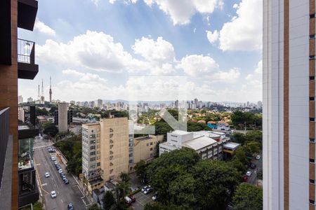 Varanda da Sala - Vista de apartamento para alugar com 2 quartos, 70m² em Pinheiros, São Paulo