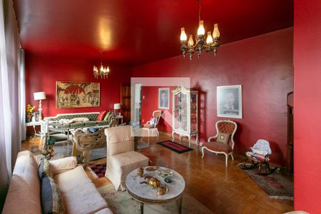 Sala de apartamento à venda com 4 quartos, 240m² em Sion, Belo Horizonte