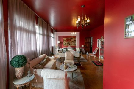 Sala de apartamento à venda com 4 quartos, 240m² em Sion, Belo Horizonte