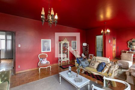 Sala de apartamento à venda com 4 quartos, 240m² em Sion, Belo Horizonte