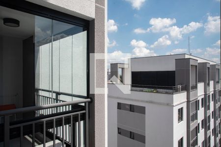 Vista do Dormitório de kitnet/studio para alugar com 1 quarto, 35m² em Mirandópolis, São Paulo