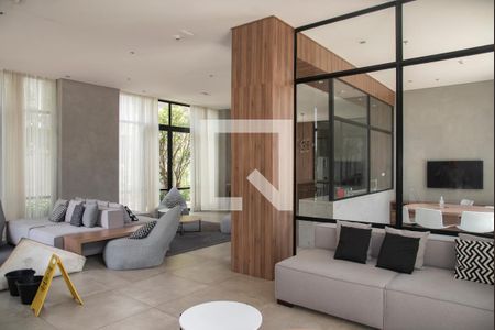 Área Comum - Coworking de kitnet/studio para alugar com 1 quarto, 35m² em Mirandópolis, São Paulo