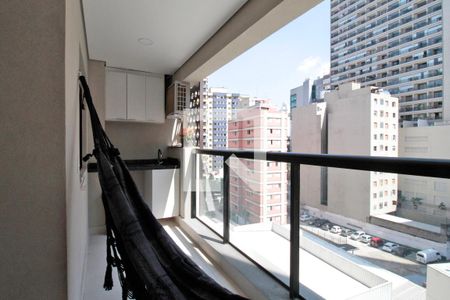 Varanda Gourmet de apartamento para alugar com 2 quartos, 45m² em Bela Vista, São Paulo