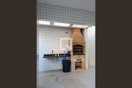Área comum - Churrasqueira de apartamento para alugar com 1 quarto, 64m² em Cidade Ocian, Praia Grande