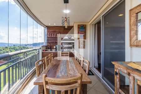 Varanda Gourmet de apartamento para alugar com 3 quartos, 122m² em Tamboré, Santana de Parnaíba
