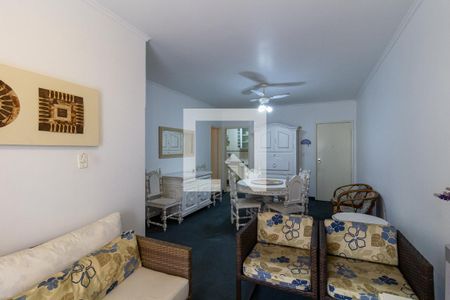 Sala de apartamento para alugar com 3 quartos, 93m² em Tupi, Praia Grande