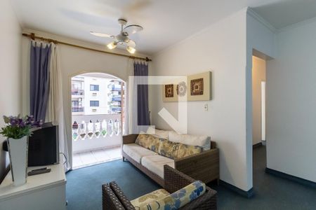 Sala de estar de apartamento para alugar com 3 quartos, 93m² em Tupi, Praia Grande