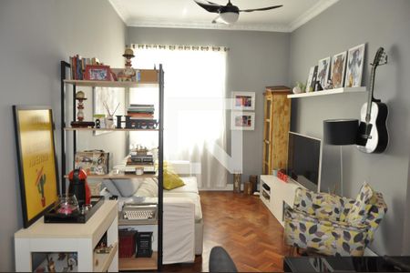 Sala de apartamento para alugar com 2 quartos, 60m² em Riachuelo, Rio de Janeiro
