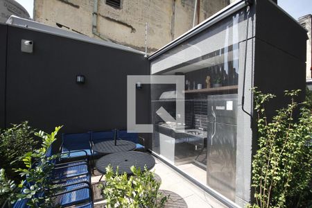 Studio para alugar com 29m², 1 quarto e 1 vagaChurrasqueira