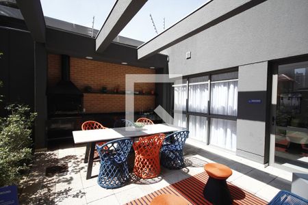 Studio para alugar com 29m², 1 quarto e 1 vagaChurrasqueira