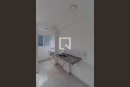Sala e Cozinha Integrada  de apartamento para alugar com 1 quarto, 40m² em Vila Guilhermina, São Paulo