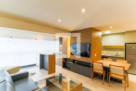 Sala de apartamento para alugar com 2 quartos, 84m² em Jardim das Acacias, São Paulo