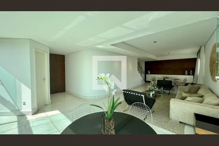 Sala de apartamento à venda com 4 quartos, 320m² em Sion, Belo Horizonte