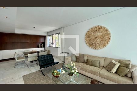Sala de apartamento à venda com 4 quartos, 320m² em Sion, Belo Horizonte