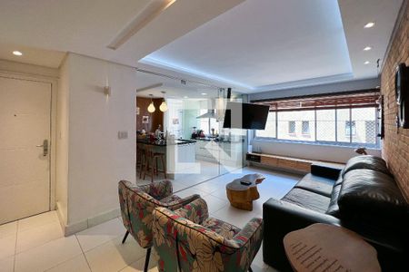 Sala  de apartamento para alugar com 2 quartos, 107m² em Itaim Bibi, São Paulo