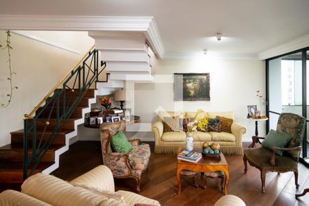 Sala de apartamento à venda com 4 quartos, 350m² em Campo Belo, São Paulo