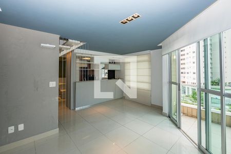 Sala de apartamento para alugar com 1 quarto, 67m² em Vale do Sereno, Nova Lima