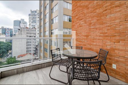 Varanda de apartamento para alugar com 1 quarto, 60m² em Consolação, São Paulo