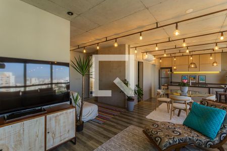 Sala de apartamento para alugar com 1 quarto, 74m² em Vila Olímpia, São Paulo