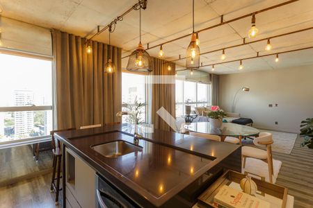 Sala de apartamento para alugar com 1 quarto, 74m² em Vila Olímpia, São Paulo