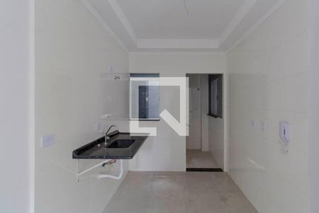 Sala e Cozinha Integrada  de apartamento à venda com 1 quarto, 42m² em Vila Dalila, São Paulo