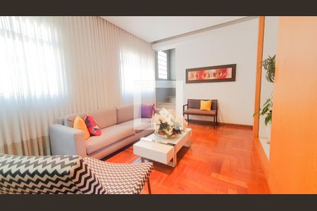 Sala 01 de apartamento à venda com 4 quartos, 173m² em Nova Suíça, Belo Horizonte