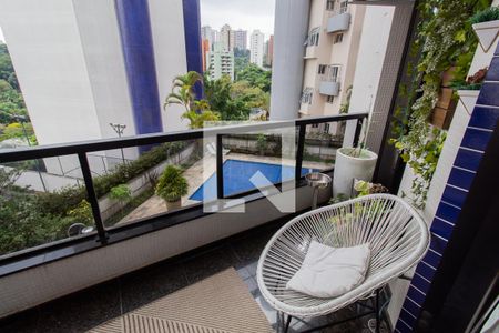 Varanda da Sala de apartamento à venda com 3 quartos, 141m² em Vila Suzana, São Paulo