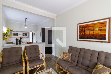 Sala de casa para alugar com 3 quartos, 143m² em Ocian, Praia Grande