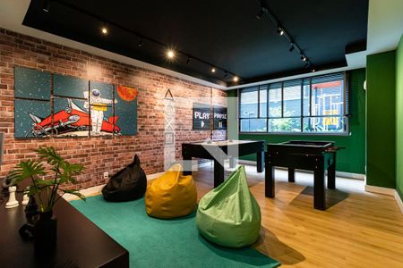 Studio para alugar com 27m², 1 quarto e sem vagaÁrea comum - Salão de jogos