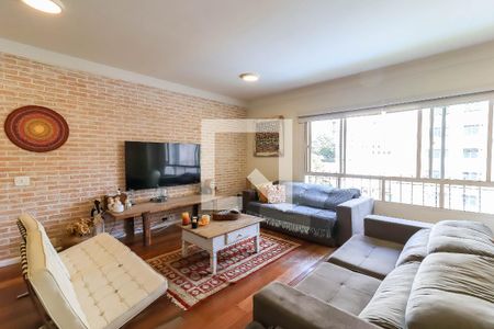 Sala de apartamento à venda com 3 quartos, 150m² em Real Parque, São Paulo