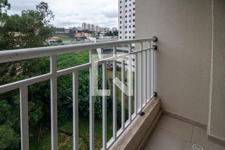Varanda  de apartamento à venda com 2 quartos, 46m² em Jardim Henriqueta, Taboão da Serra