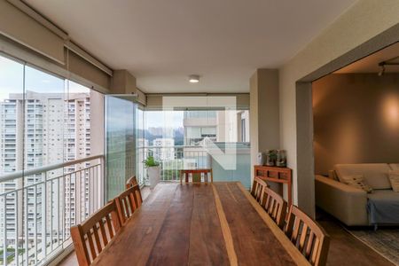 Sala de Jantar/Varanda de apartamento para alugar com 3 quartos, 100m² em Jardim Dom Bosco, São Paulo