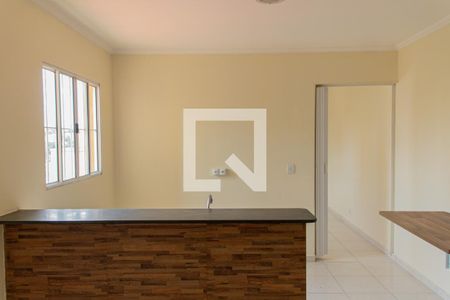 Sala/Cozinha de apartamento para alugar com 1 quarto, 40m² em Vila São Vicente, São Paulo