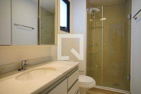 Banheiro de kitnet/studio para alugar com 1 quarto, 38m² em Jardim Botânico, Porto Alegre