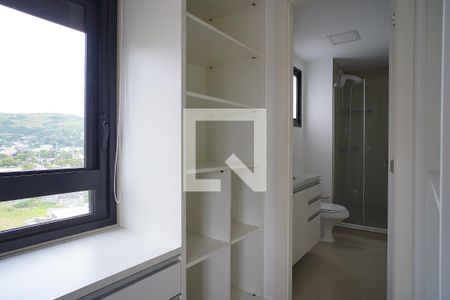 Sala - armários de kitnet/studio para alugar com 1 quarto, 38m² em Jardim Botânico, Porto Alegre