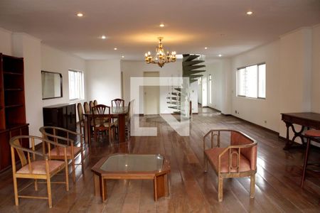 Sala de apartamento para alugar com 4 quartos, 250m² em Vila Maia, Guarujá