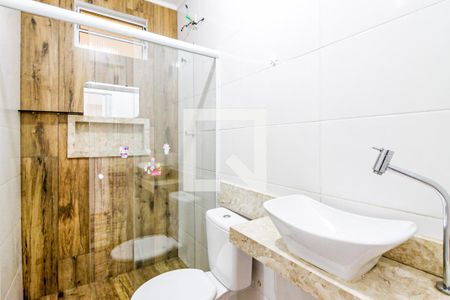 Banheiro de kitnet/studio para alugar com 0 quarto, 44m² em Vila Cruzeiro, São Paulo