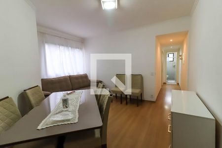 Sala e Sala de Jantar de apartamento para alugar com 2 quartos, 58m² em Parque Taboão, Taboão da Serra