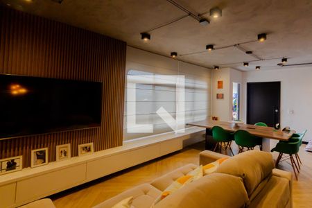 Sala de apartamento à venda com 3 quartos, 140m² em Parque das Nações, Santo André