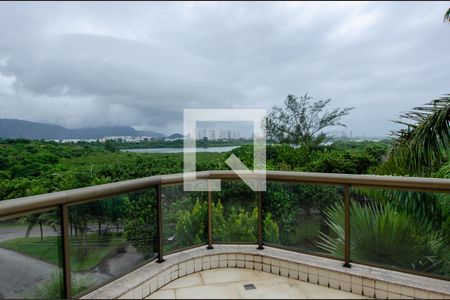 Varanda da sala de apartamento para alugar com 4 quartos, 442m² em Recreio dos Bandeirantes, Rio de Janeiro