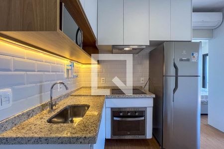 Sala/Cozinha de apartamento para alugar com 1 quarto, 40m² em Paraíso, São Paulo