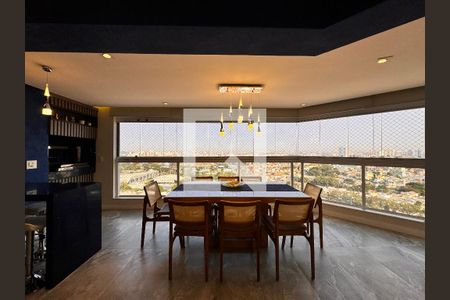 Varanda gourmet de apartamento à venda com 3 quartos, 160m² em Vila Guiomar, Santo André